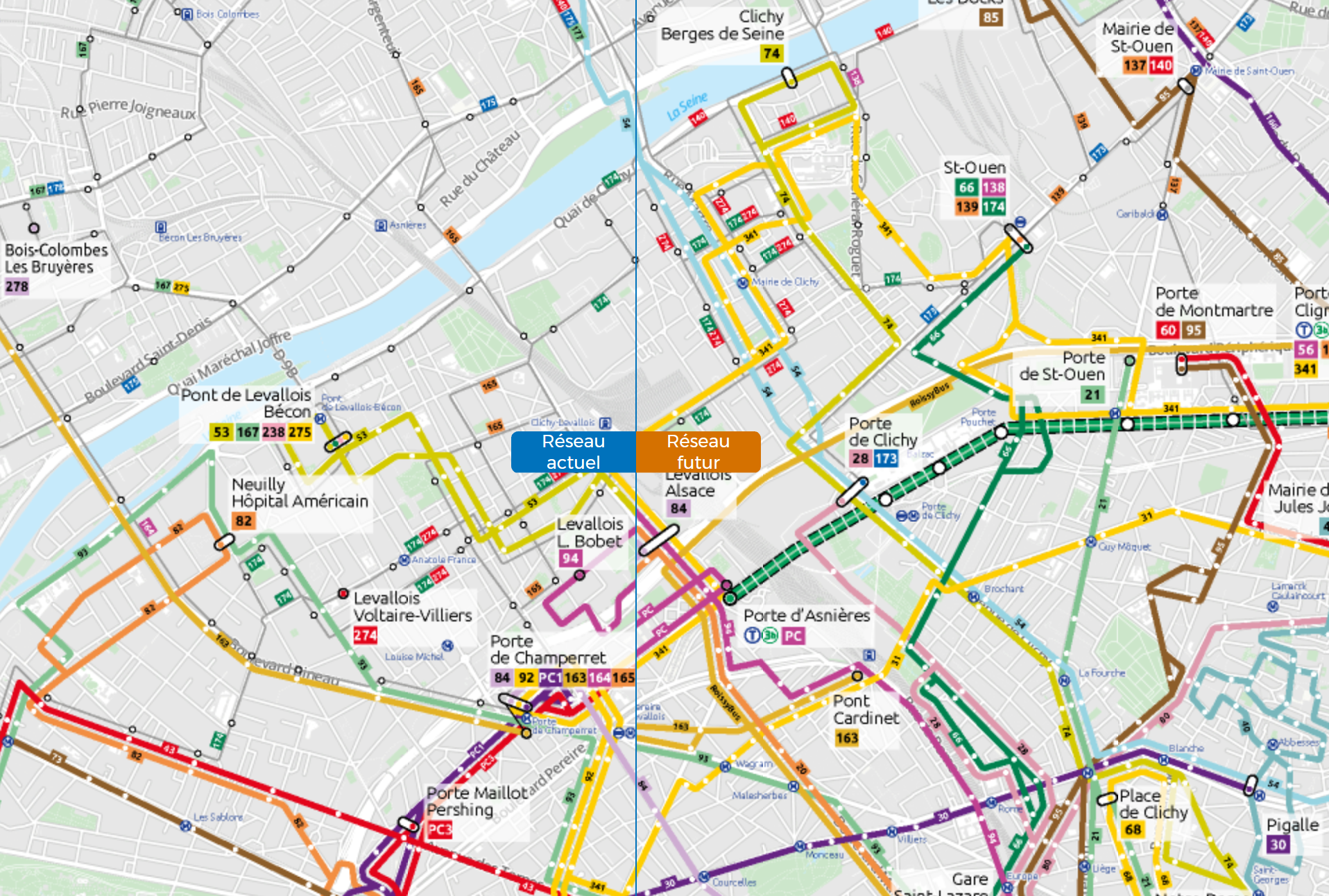 Un réseau de bus pour desservir la ZAC ClichyBatignolles Blog Parc 17